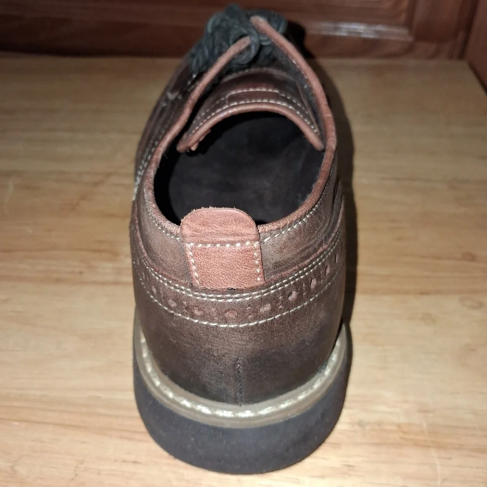 Florsheim Men's Brown Leather Oxford Dress Shoes In A Mens 8 1/2D.